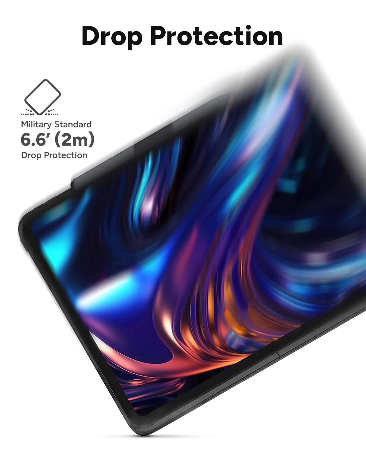 ZAGG Pro Keys 2 iPad Pro 13" (M5)/ Pro 13" (M4) Keyboard Case - Wireless Keyboard & Detachable Folio Case | Laptop-Style Backlit Keys, Multi-Pairing Bluetooth, 6.6 ft Drop Protection