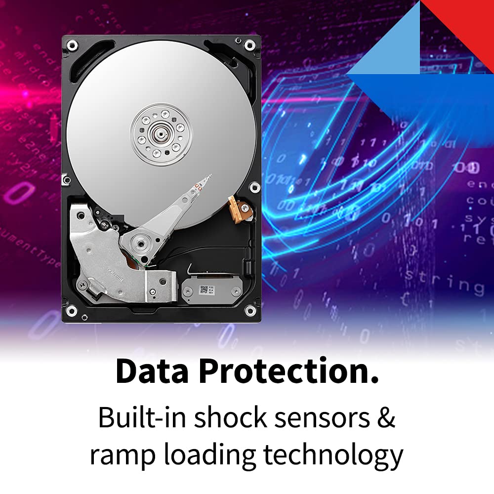 Toshiba X300 16TB Performance & Gaming 3.5-Inch Internal Hard Drive – CMR SATA 6 GB/s 7200 RPM 512 MB Cache - HDWR51GXZSTA