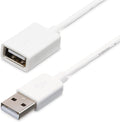 StarTech.com 3m White USB 2.0 Extension Cable Cord - A to A - USB Male to Female Cable - 1x USB A (M), 1x USB A (F) - White, 3 meter (USBEXTPAA3MW)