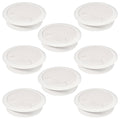 Desk Grommet 2 inch(50mm)8 Pcs, Desk Hole Grommet, Cable Grommet, Desk Hole Cover, Desk Cord Hole Cover, Desk Cable Hole Cover, Desk Wire Hole Insert, Furniture Hole Cover(White Grommet)