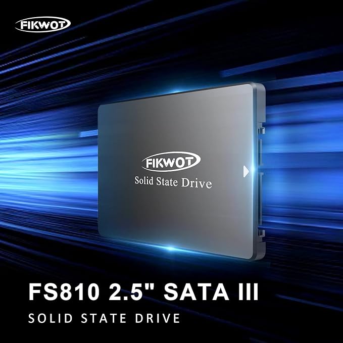 FS810 256GB SSD, 2.5" SSD SATA III 6Gb/s, Solid State Drives, Up to 560MB/s, 3D NAND TLC Flash, Internal SSD for Desktops and Laptops(Black)