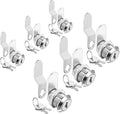 Cabinet Cam Locks Keyed Alike, 5/8'' Fits on 3/8'' Max Door Thickness, Secure File Drawer Mailbox RV Storage Replacement Set, Zinc Alloy (5/8 Inch 6Pcs)
