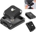 ULANZI UKA01 Quick Release Plate Kit, Arcac/F38 Interface Camera Quick Release Plate Mount Quick Setup w/ 1/4" to 3/8" Screw Thread Gimbles Sliders Tripods Adapter for Sony/Nikon/DJI/Fuji