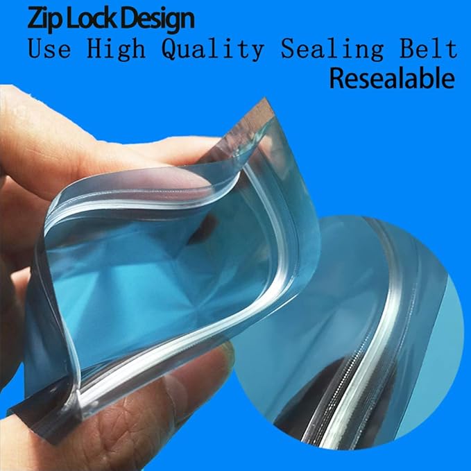 50pcs Anti Static Bags,5.9x7.87in/15x20cm Resealable ESD Bags for SSD HDD with 50pcs Labels, Anti-Static Bag for 3.5'' Hand Drive or Varieties of Electronic Device