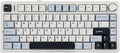 EPOMAKER x Aula F75 Gasket Mechanical Keyboard, 75% Wireless Hot Swappable Gaming Keyboard with Five-Layer Padding&Knob, Bluetooth/2.4GHz/USB-C, RGB (Light Blue, Ice Vein Switch)