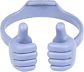 Honsky Thumbs up Cell Phone Stand,Stocking Stuffers Idea,Ok Stand Tablet Stand Cradle for Desk,Smartphone Cellphone Mobile Phone Tablets - Universal Adjustable Flexible - Light Purple