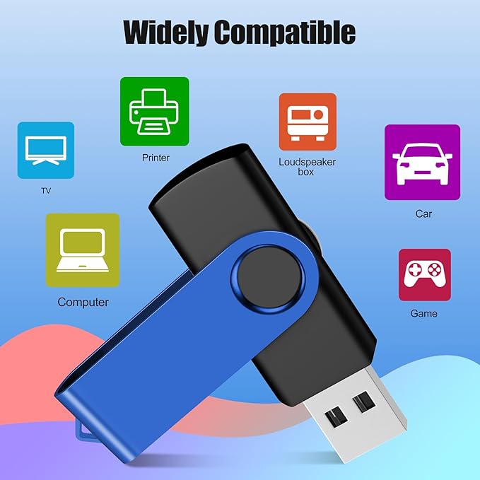 EASTBULL 4GB USB Flash Drive Bulk Thumb Drives 20 Pack with Lanyards USB 2.0 Jump Drive 4GB Memory Sticks Zip Drive Pen Drive for Storage and Backup Blue 20PCS 4GB