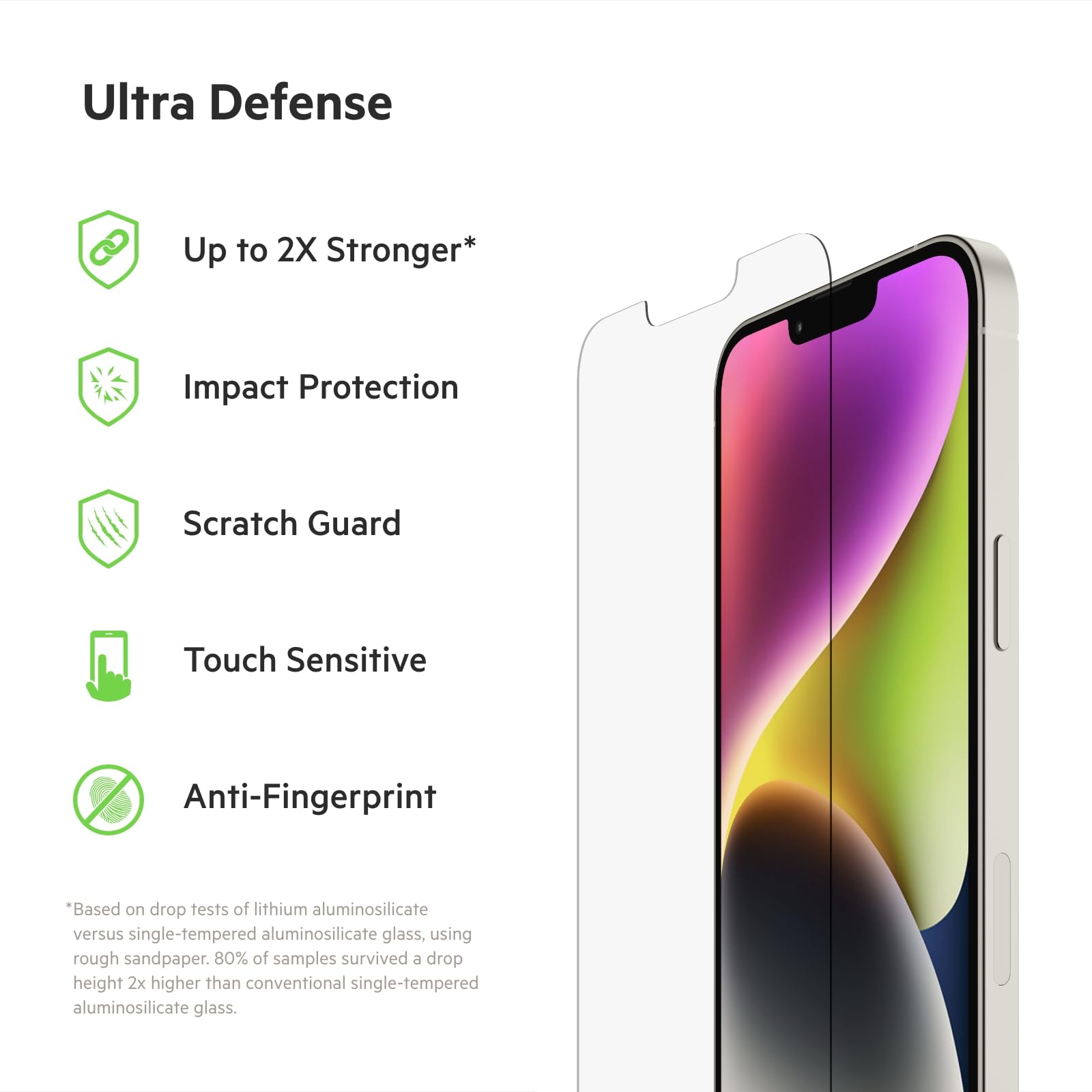 Belkin UltraGlass Screen Protector iPhone 14 Plus/13 Pro Max