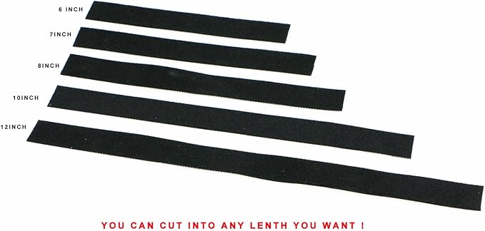 Pasow fastening tape Cable Tie Double Side Nylon Power Wire Management 3/4Inch 1 Roll Hook (25 Yards, Style 1)