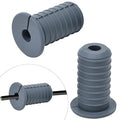 2pc Starlink Cable Grommet 3/4" Silicone Anti-Slip Wall Hole Pass Through Split Cable Bushings for TV Wire Ethernet Cord, Starlink Cable Routing Kit Accessories,38mm/1.5"Ht, Grey