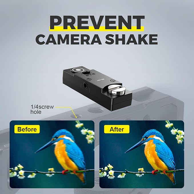 for GH Cameras Shutter Wire Remote Control RC101-L1 T0 GH5S S5 S5M2X S5II GH4 GH6 G9 G85 Remote 1/4 Screw Fixing Small Release Button Handle