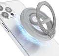 OPSO Magnetic Phone Ring Holder for MagSafe, 360 Degree Rotation Silicone Finger Ring Grip Stand Holder, Adjustable Kickstand, Compatible with iPhone 16 15 14 13 12/Pro/Max, Samsung and All Smartphone