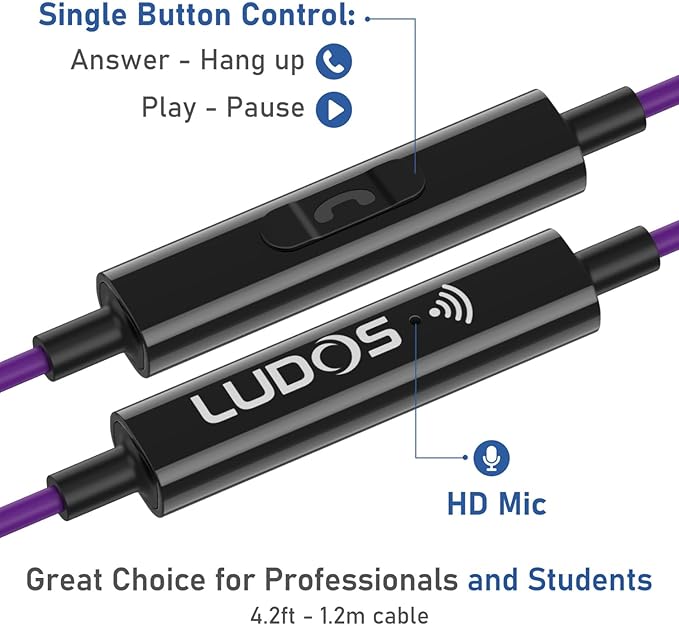 LUDOS Ultra USB C Headphones for iPhone 17 16 15 Pro Max Plus Air iPad Pro, 5 Years Warranty, Magnetic USB-C Earbuds for Samsung Galaxy S24 S23 Ultra S22 S21 FE S20 A55 A54 A53, USB Type C Earphones