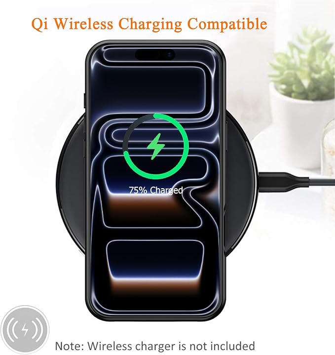 Battery Case for iPhone 17 Pro,10000mAh Rechargeable Portable Charging Case with Wireless Charging Compatible for iPhone 17 Pro (6.3 inch) 2025 with Carplay Extended Battery Pack Charger Cover (Black)