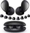 Ear Plugs for Sleeping Noise Cancelling, 45dB Reusable Silicone Ear Plugs for Concert, 8 Tips Earplugs for Noise Reduction, Hearing Protection Earplugs for Sleep, Concert, Snoring, Work, Black