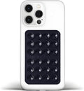 Anteel Medium-Sized Silicone Suction Phone Case Adhesive Mount, Enhanced Suction Power and Upgraded Thickened Sticky Phone Grip, Durable, Hands-Free Sticky Phone Holder, 2.28"x3.46" (Black)