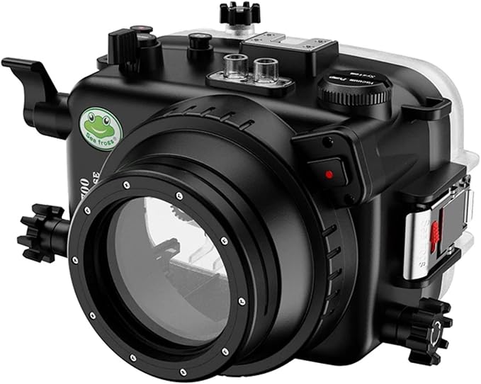 Seafrogs Underwater Housing for Sony a6700 with FL28 Flat Port, [40M/130FT] Waterproof Scuba Housing Case for Sony ILCE-6700 with FE E10-18mm F/4 OSS, FE 28-60 mm F4-5,6