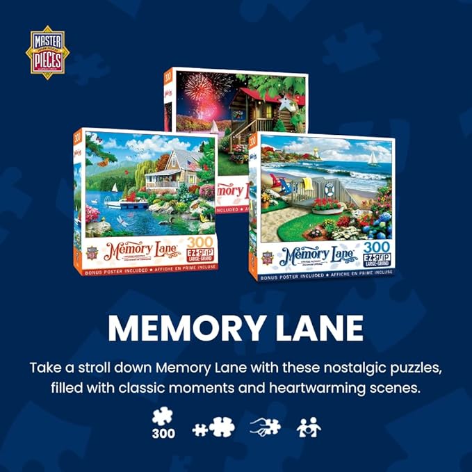 Masterpieces 300 Piece EZ Grip Jigsaw Puzzle - October Skies - 18"x24"