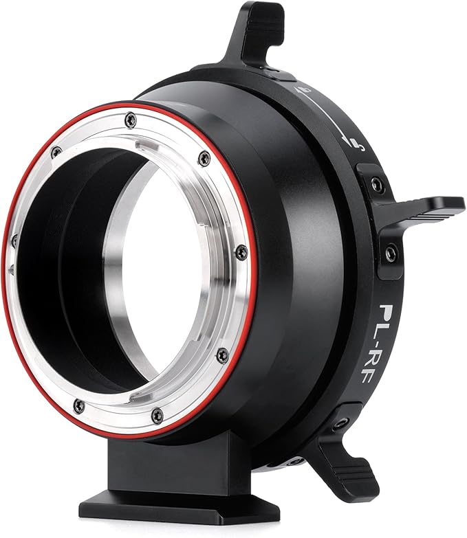 SNIPIZ PL-RF Lens Mount Adapter with Rotary Lock Compatible with PL Lens to RF Mount Adapter Cameras EOS R Ra RP R5 R6 R3