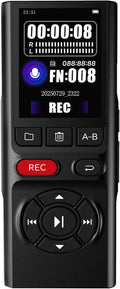 64GB Jaswill Digital Voice Recorder with Playback Long Battery 2-inch Screen MP3 Audio Recording for Meetings Lectures and Interviews Portable USB Recording Device with Voice Activation