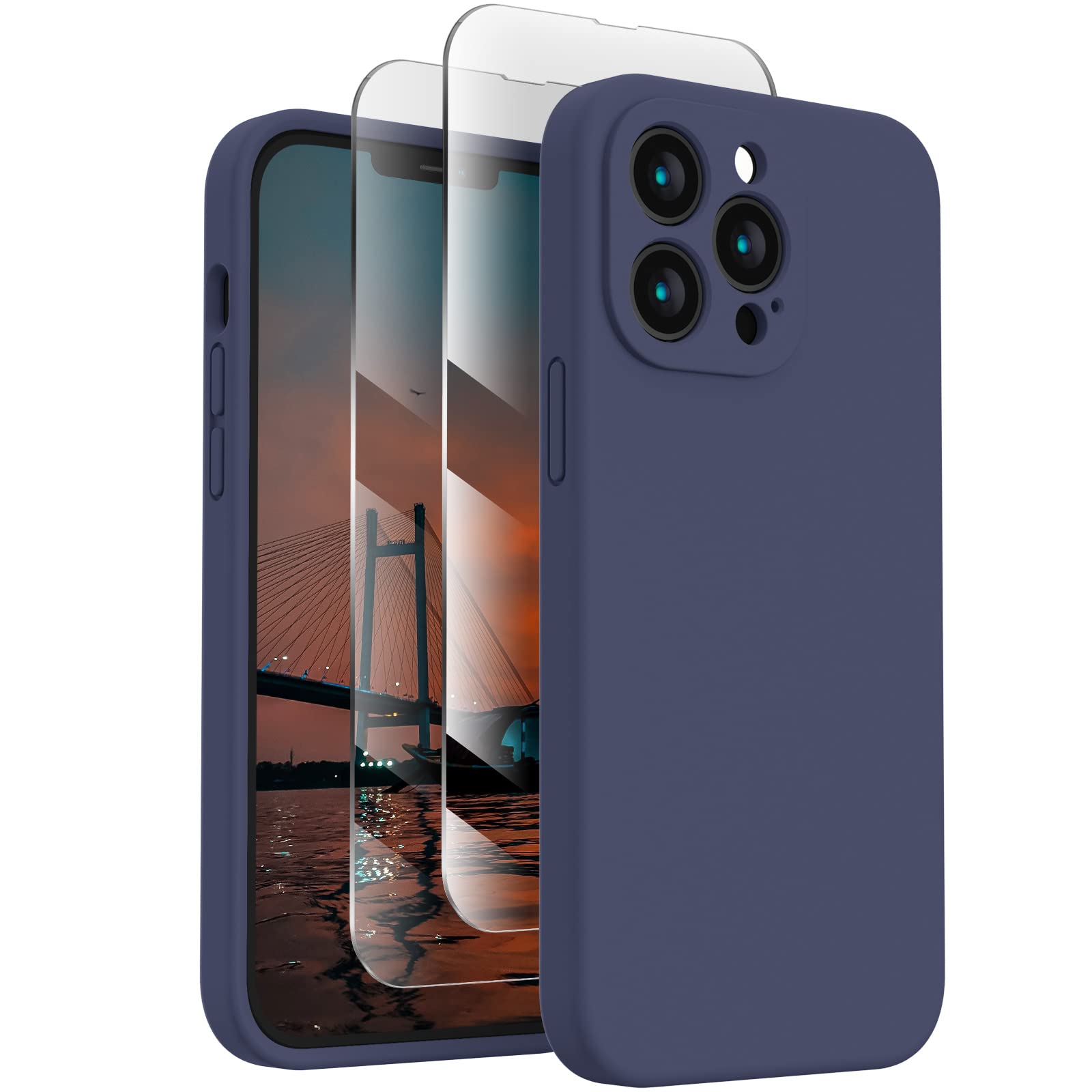 FireNova Designed for iPhone 13 Pro Max Case, 6.7", Navy Blue