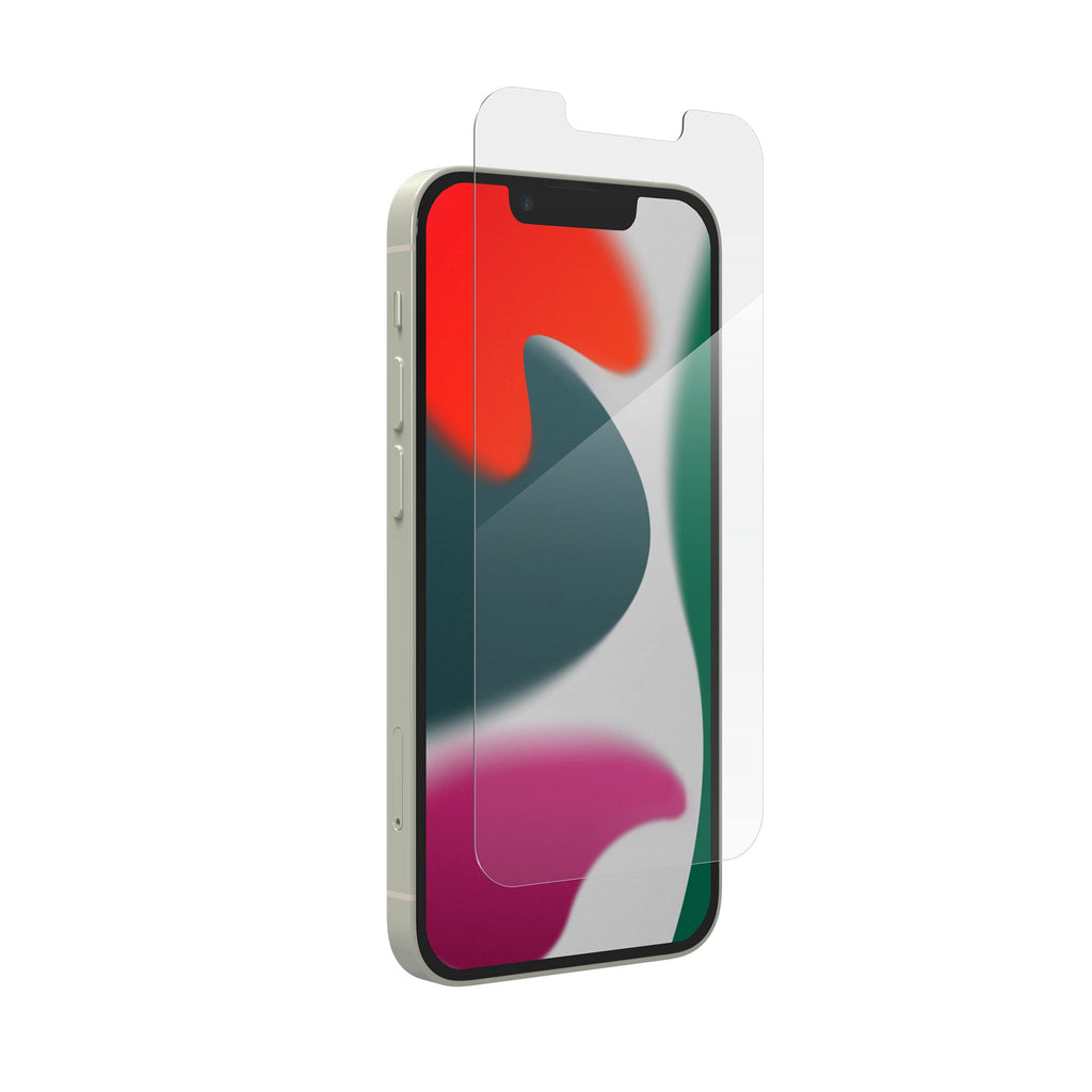 ZAGG Glass Elite Screen Protector - Made for iPhone 13 mini 5.4 - Case Friendly Screen - Impact & Scratch Protection - InvisibleShield - clear
