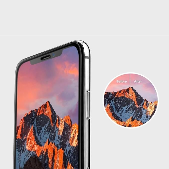 CASETiFY Impact HD Screen Protector [Strengthened 9H aluminosilicate glass, applicator included] for iPhone 15 Pro Max