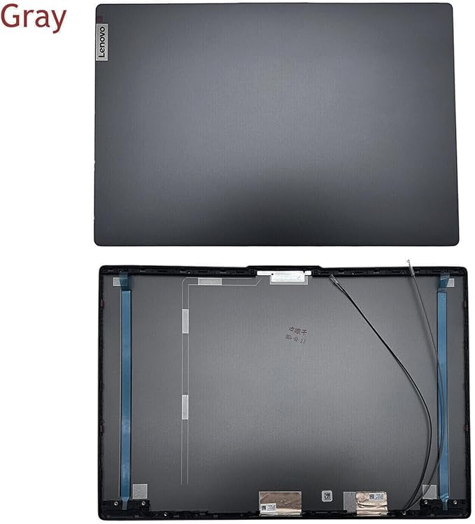 Replacement Laptop LCD Cover Back Rear Top Lid Hinges Front Bezel for Lenovo ideapad 5 15IIL05 15ARE05 15ITL05 15ALC05 5-15IIL05 5-15ARE05 5-15ITL05 5-15ALC05 5CB0X56073 5CB0Z31048 (Gray)