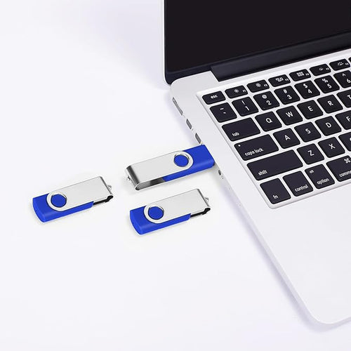 100-Pack of 1GB USB Flash Drive Bulk EASTBULL FAT32 Thumb Drive Pack (Blue)