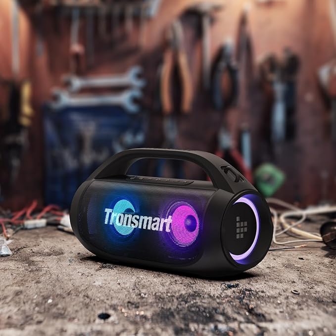Tronsmart Bang SE Portable Bluetooth Speaker, Colorful LED and 40W Wireless Stereo to Infuse Your Party, Ultra Lightweight Portable Design and IPX6 Waterproof, Suitable for Party/Outdoor/Travel
