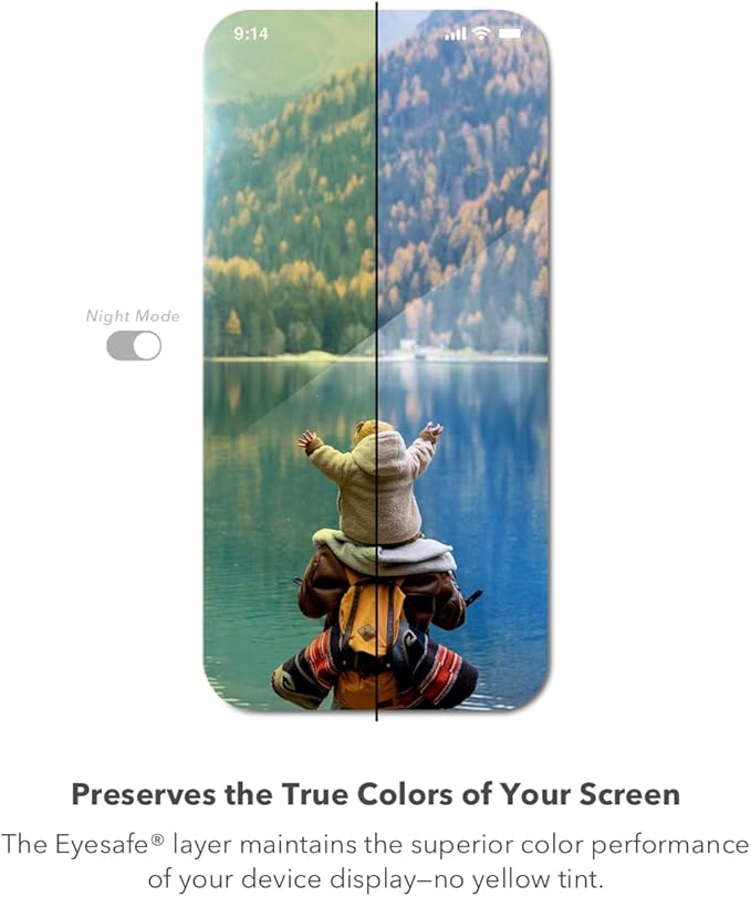 ZAGG Invisible Shield Glass Elite VisionGuard Screen Protector for Apple iPhone 14 Pro Max - 5X Stronger, Blue-Light Protection, Anti-Fingerprint Technology, Easy to Install