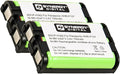 Synergy Digital Cordless Phone Battery, Compatible for Panasonic HHR-P107 Cordless Phone Combo-Pack Includes: 2 x SDCP-H342 Batteries