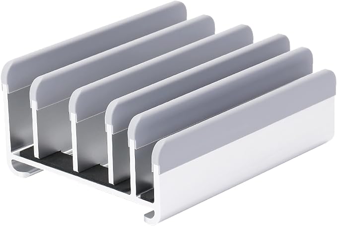 Elestoria Adjustable Laptop Stand - Fits 5 Devices, Modern Design, Tool Free Adjustment, Protective & Stable