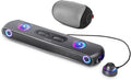 OXS Thunder Pro+ Gaming Soundbar with Wireless Satellite Neck Speaker, 7.1.2 Dolby Atmos Surround Sound System, Built-in Woofer, App Customization, RGB Effects, 3 Pro Gamer Modes, Sleek Toggle Design