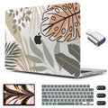 CISSOOK Compatible with MacBook Air 13.6 inch Case 2026 2025 2024 2022 Release A3449 A3240 A3113 A2681, Tropical Hard Shell Case with Keyboard Cover for MacBook Air 13 inch M2 M3 M4 M5 Chip