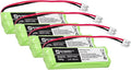 Synergy Digital Cordless Phone Batteries, Compatible with Vtech 89-1337-00-00, BT18443, BT28443 Cordless Phone Batteries (Ni-MH, 2.4V, 500 mAh), Set of 4