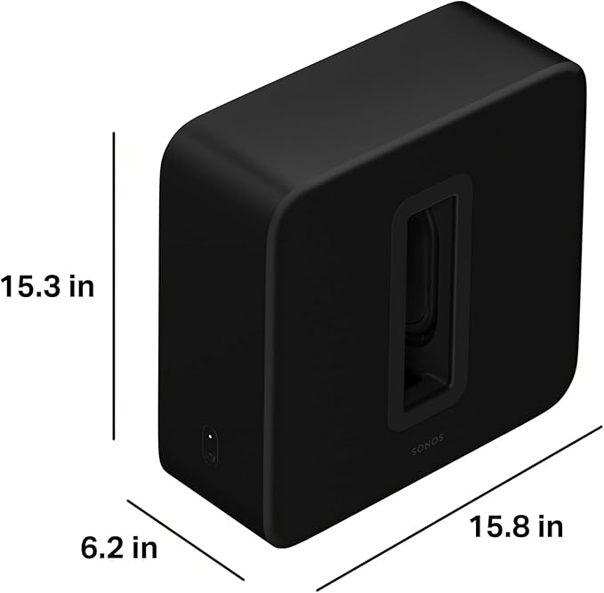 Sonos Sub 4 - Wireless Subwoofer - Black