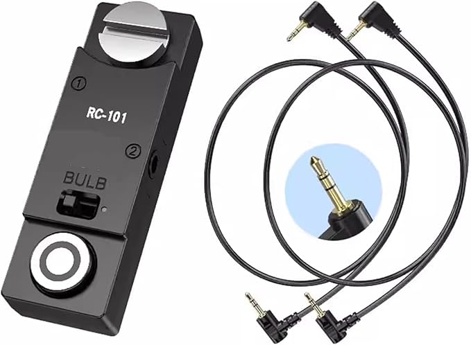 for hasselblad Cable Shutter Cable Release Remote H2F,H3DII,H4D,H5D-40,H6 Two Cameras in sync Button 1/4 Stabilizer Extension Photo Key Accessories. Small Size Control (RC101-2.5A H)