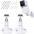 FastSnail Wall Mount Compatible with Wyze Cam Pan V3 & Wyze Cam V4/V3 & Wyze Cam Outdoor/Indoor, 360 Degree Swivel Adjustable Bracket for Wyze Cam and Other Camera with Same Interface 2 Pack