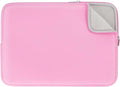 RAINYEAR 11-11.6 Inch Laptop Sleeve Protective Case Soft Lining Carrying Bag Padded Zipper Cover Compatible with 11.6" MacBook Air for 11" Notebook Computer Tablet Chromebook (Pink, Upgraded Version)