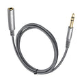 Devinal 1/4 inch Headphone Extension Cable, 6.35mm TRS Male to Female Stereo Cord, Quarter Inch Guitar Cable Extender, 6ft (2 Meters)
