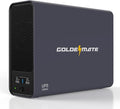 GOLDENMATE 1000VA/800W Lithium UPS Battery Backup and Surge Protector, Sinewave UPS System with LiFePO4 Battery(230.4 Wh), 2025 Upgraded Pro Ver. with Communication Port, 8 Outlets, LCD Display, Gray