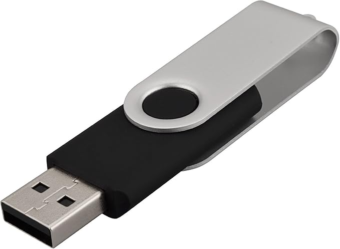Aiibe 1GB Flash Drive 20 Pack Bulk 1GB USB Flash Drives 2.0 Memory Stick Thumb Drives Black