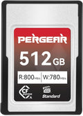 Pergear 512GB CFexpress Type A Memory Card, Up to 800MB/s Read Speed & 780MB/s Write Speed for 4K 120P,8K 30P Recording (Standard Series VPG200)