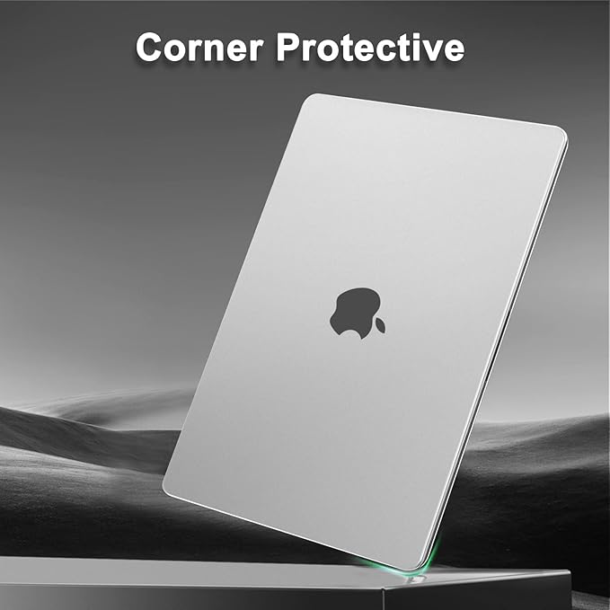 MOSISO Compatible with MacBook Pro 16 inch Case 2025 2024 2023 2022 2021 M4 M3 M2 M1 A3403 A3186 A2991 A2780 A2485, Natural Original Color Hard Case&Keyboard Cover&Screen Film&Type C, Frost Clear