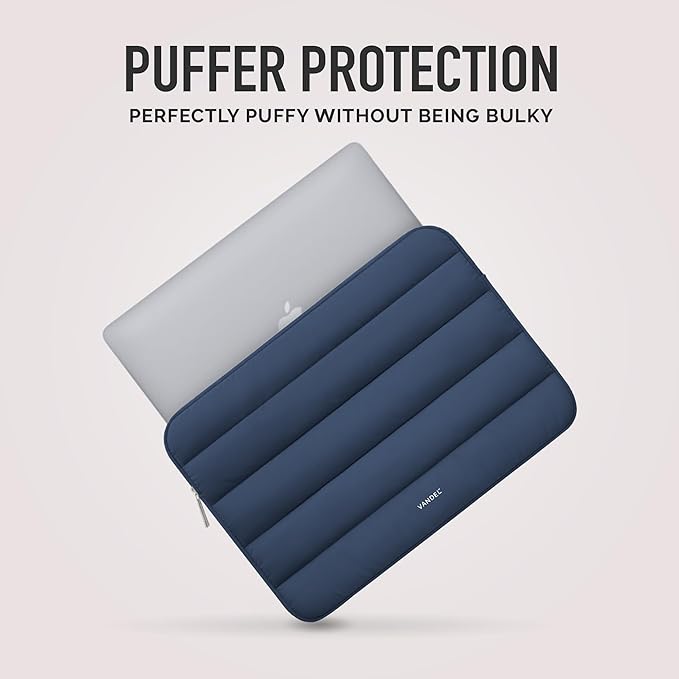 Vandel The Original Puffy Laptop Sleeve Case, 13-14 inch Laptop Sleeve Bag, Laptop Case 13.3 Inch, Compatible with MacBook Air 13/14, iPad 12.9, HP Dell ASUS, Computer Bag Cover