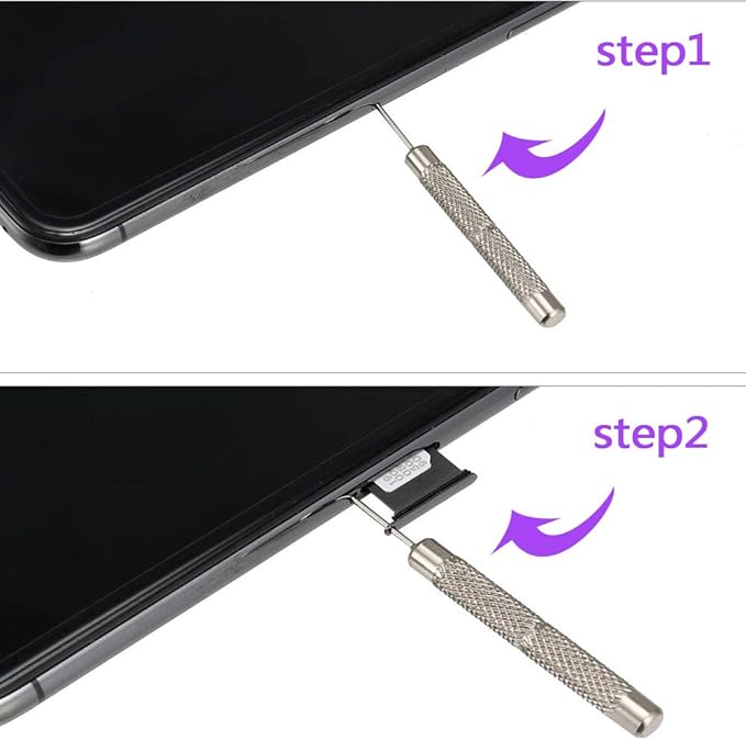 22Pcs SIM Card Removal Openning Tool Tray Eject Pins Needle Opener Ejector Compatible with iPhone 16/15/14/13/12 Pro Max Mini,Galaxy S21/22/23 Series,All HTC iPad Cell Phone Smartphone
