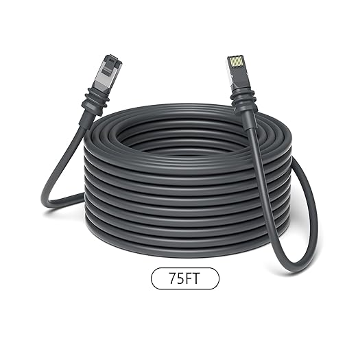 75FT Starlink Gen 3 Rectangular Satellite Cable - Waterproof Outdoor Replacement