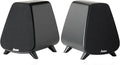 AS31 Active Bookshelf Speakers – 80W RMS 2-Way Stereo / 3″ Long-Stroke Woofer & 20 mm Silk Dome Tweeter – Bluetooth 5.3, RCA + Optical Inputs, Sub-Out & Remote Control – Wooden（Black）