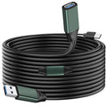 Kumiho 50FT USB 3.0 Extension Cable with Extension Chipsets Signal Booster Active Type A Male to A Female for PlayStation, Xbox, Keyboard, Mouse, USB Flash Drive, Printer, Camera and More